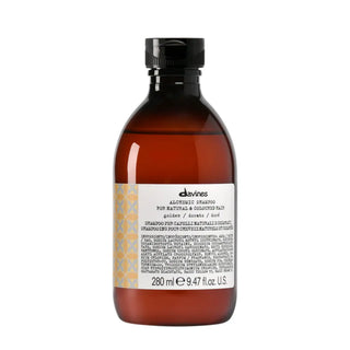 Davines Alchemic Shampoo Golden 280ml – Shampoo Riflessante per Capelli Biondo Dorato e Miele