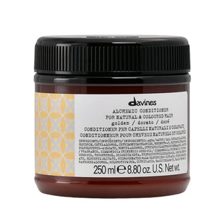 Davines Alchemic Conditioner Golden 250ml – Balsamo Riflessante per Capelli Biondo Dorato e Miele