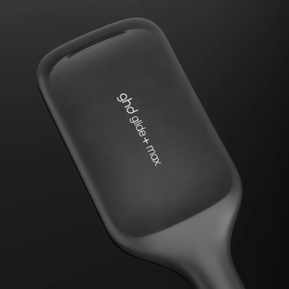 ghd Glide+ Max Spazzola Lisciante Professionale Nera – Capelli Lunghi, Spessi e Ricci