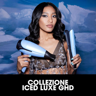 GHD Set Piastra Asciugacapelli Blu Chronos Helios