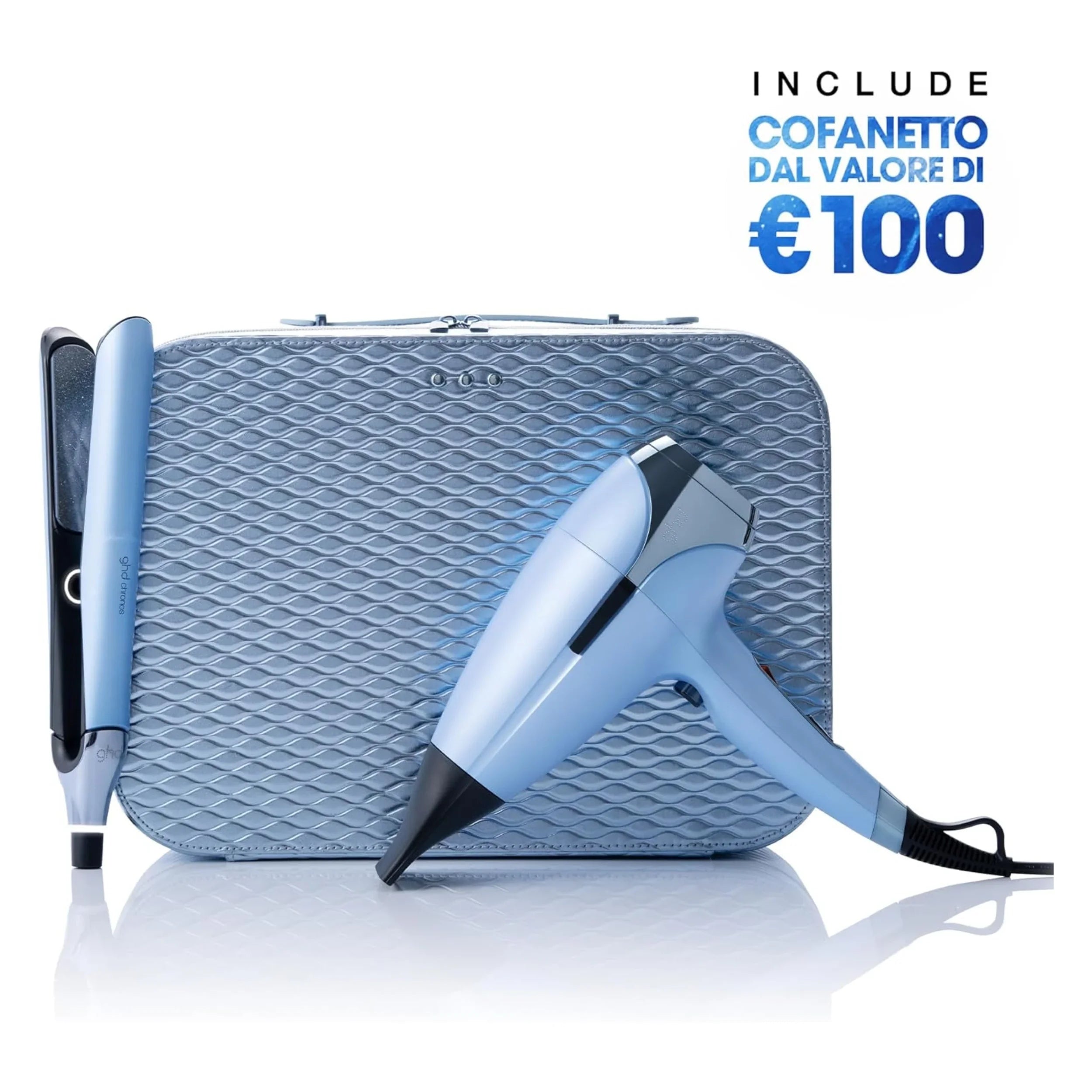 GHD DELUXE Piastra Chronos e Asciugacapelli Helios - COFANETTO REGALO