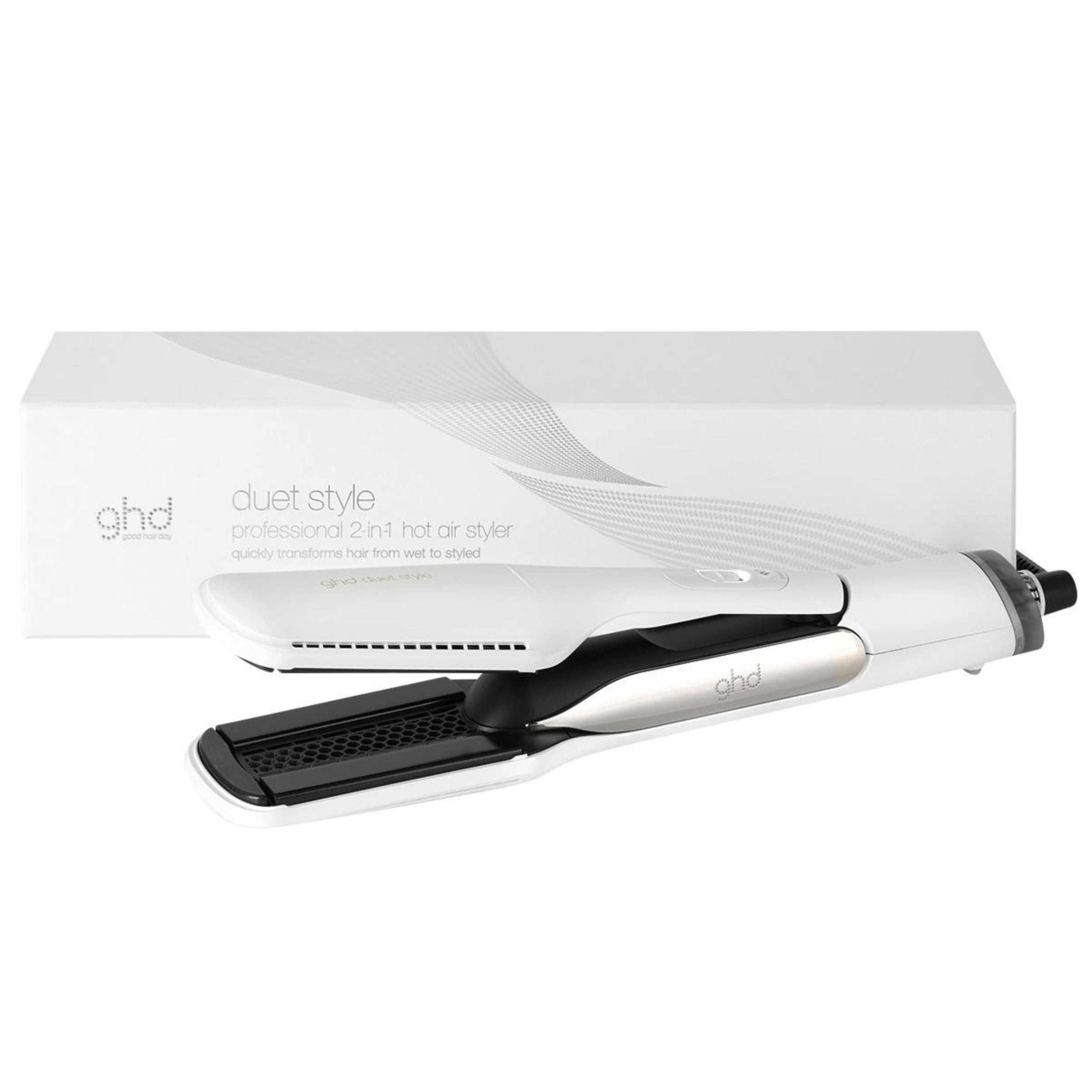 Ghd Duet Style Bianca – Piastra Asciugacapelli 2 in 1