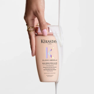 Kérastase Gloss Absolu Bain Hydra Glaze 80 ml – Shampoo Effetto Gloss Anti-Crespo