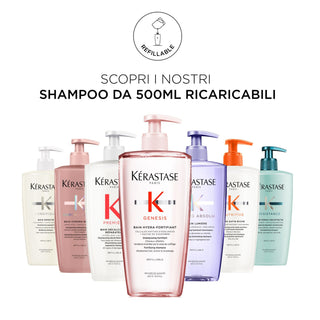Kérastase Chroma Absolu Bain Chroma Respect 500 ml – Shampoo Ricaricabile per Capelli Colorati e Trattati