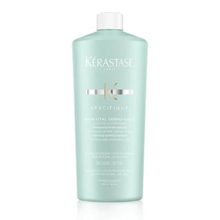 Kérastase Spécifique Bain Riche Dermo-Calm 1000 ml – Shampooing professionnel apaisant pour cuir chevelu sensible