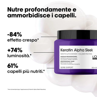 L'Oréal Professionnel Keratin Alpha Sleek Maschera 500ml