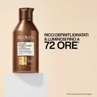 Redken All Soft Mega Curls Conditioner 300 ML – Balsamo Idratante per Capelli Ricci