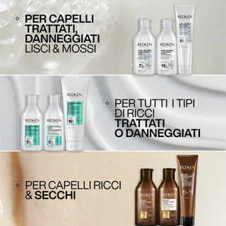 Redken Acidic Bonding Curls Shampoo 300ml – Shampoo Rinforzante per Capelli Ricci Danneggiati