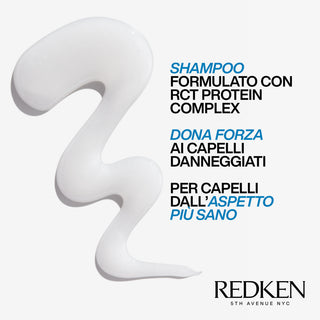 Redken Extreme Shampoo 300 ML – Shampoo Rinforzante per Capelli Fragili
