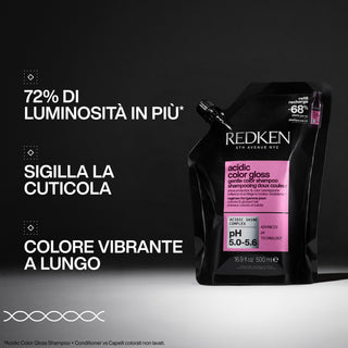 Redken Acidic Color Gloss Shampoo Recarga 500ml – Refill Champú Cabello Teñido