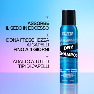 Redken Dry Shampoo 150 ML – Shampoo Secco Professionale per Tutti i Tipi di Capelli
