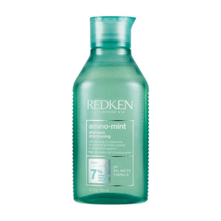 Bottiglia Shampoo Verde Redken Amino Mint