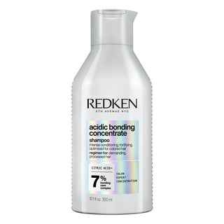 Redken Acidic Bonding Concentrate Shampoo 300ml – Repairing Shampoo for Damaged and Treated Hair