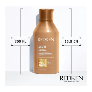 Redken All Soft Shampoo 300 ML – Shampoo per Capelli Secchi