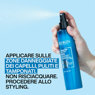 Redken Extreme Anti-Snap Leave-In 250ml – Trattamento Rinforzante per Capelli Fragili e Danneggiati