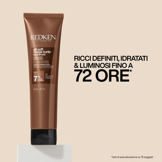 Redken All Soft Mega Curls Hydramelt Leave-In 150 ML – Trattamento Leave-In per Capelli Ricci