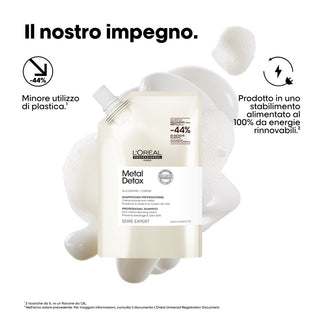 L'Oréal Professionnel Metal Detox Shampoo Ricarica 1000ml