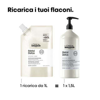 L'Oréal Professionnel Metal Detox Shampoo Ricarica 1000ml