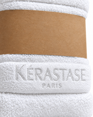 Set 5 Asciugamani Kérastase Paris Bianchi Professionali per Parrucchieri