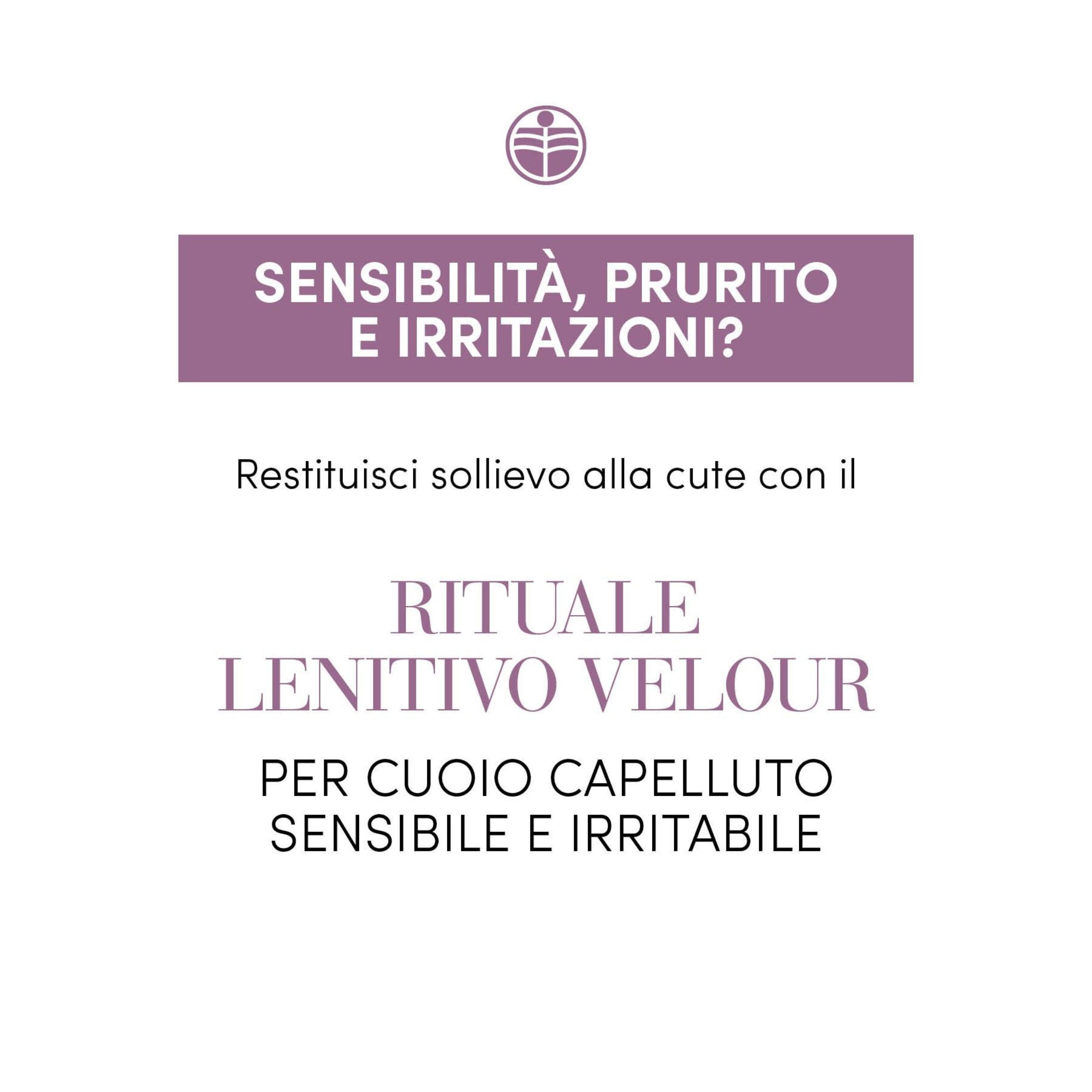Medavita Velour Shampoo Lenitivo 250ml - Per Cute Sensibile e Irritata