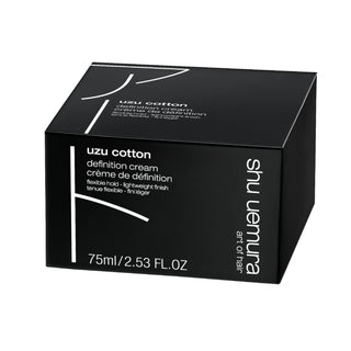 Shu Uemura Uzu Cotton Definition Cream 75ml per Capelli Mossi, Ricci e Tutti i Tipi di Capelli