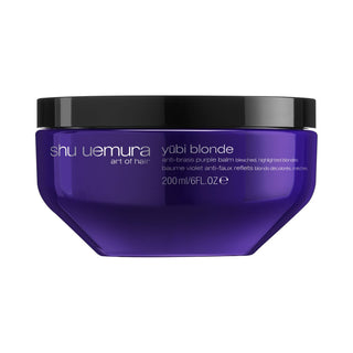 Maschera VIola Antigiallo Shu Uemura Capelli Biondi