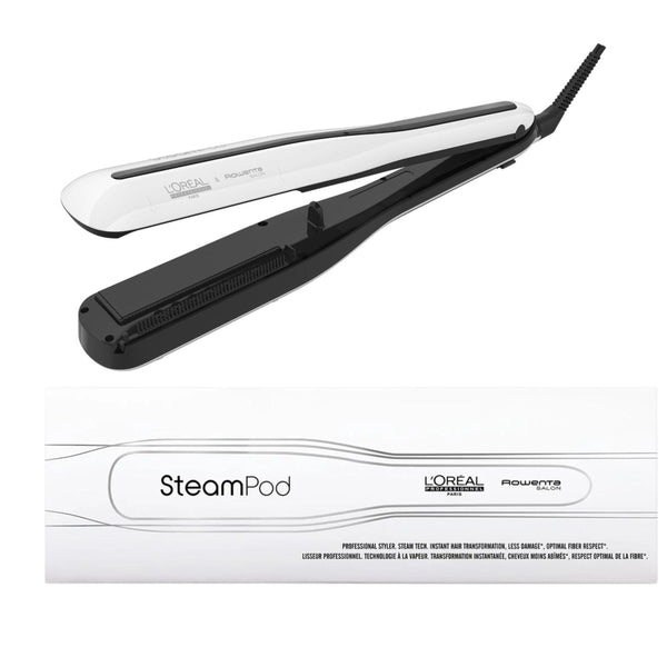 SteamPod Plancha Profesional a Vapor Liso y Ondas Sin Daño